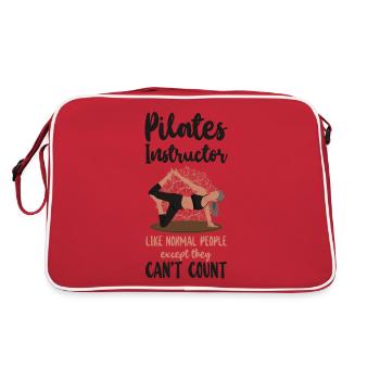 Instructeur de Pilates Professeur de Pilates - Sac Retro - rouge/blanc - Dos