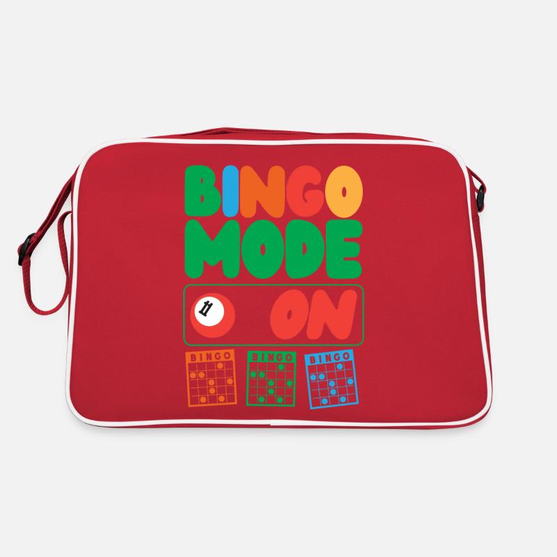 Bingo Player Bingo Mode On Retro Tasche