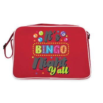 Bingo Player C’est la soirée bingo - Sac Retro - rouge/blanc - Dos