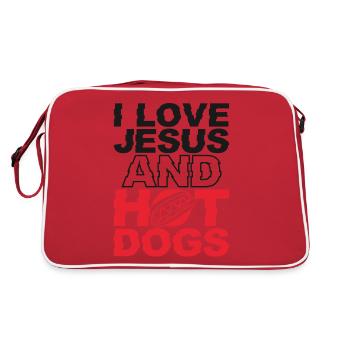 Hot Dog Adulte Jésus Foi - Sac Retro - rouge/blanc - Dos