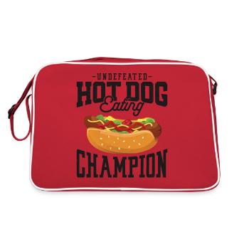 Hot Dog Adulte Hot-Dog Invaincu - Sac Retro - rouge/blanc - Dos