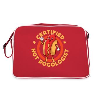 Hot-dog adulte certifié chaud - Sac Retro - rouge/blanc - Dos