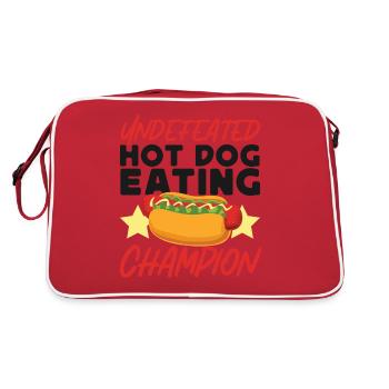 Hot Dog Adulte Hot-Dog Invaincu - Sac Retro - rouge/blanc - Dos