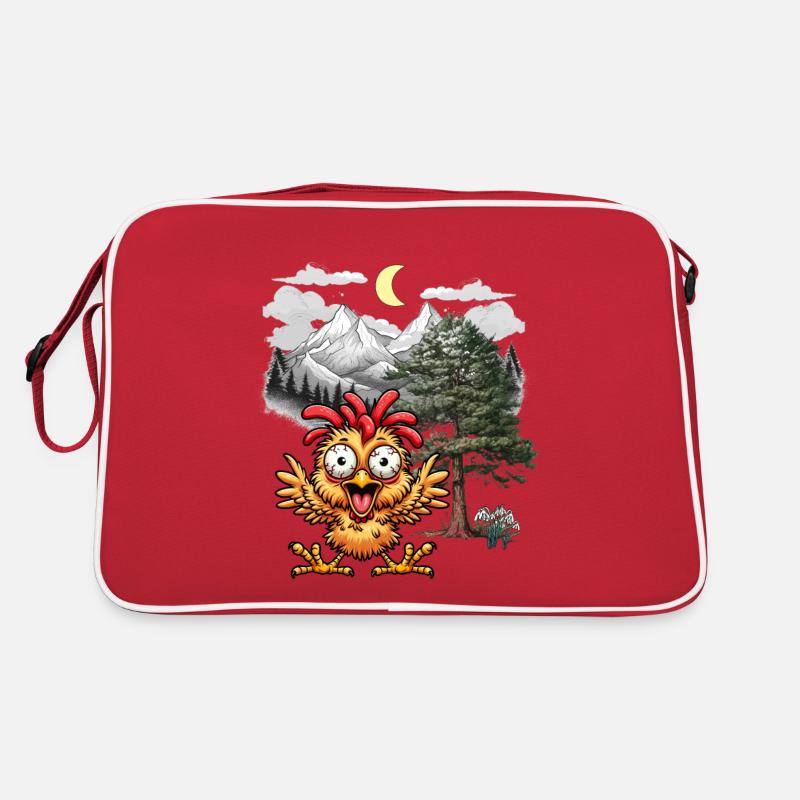 Crazy Chicken Poulets Poule Wild West Nature Sac Retro