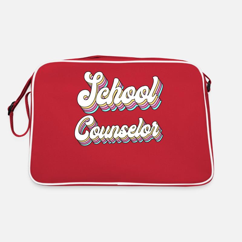 School Counselor Retro 80s 90s Retro Tasche