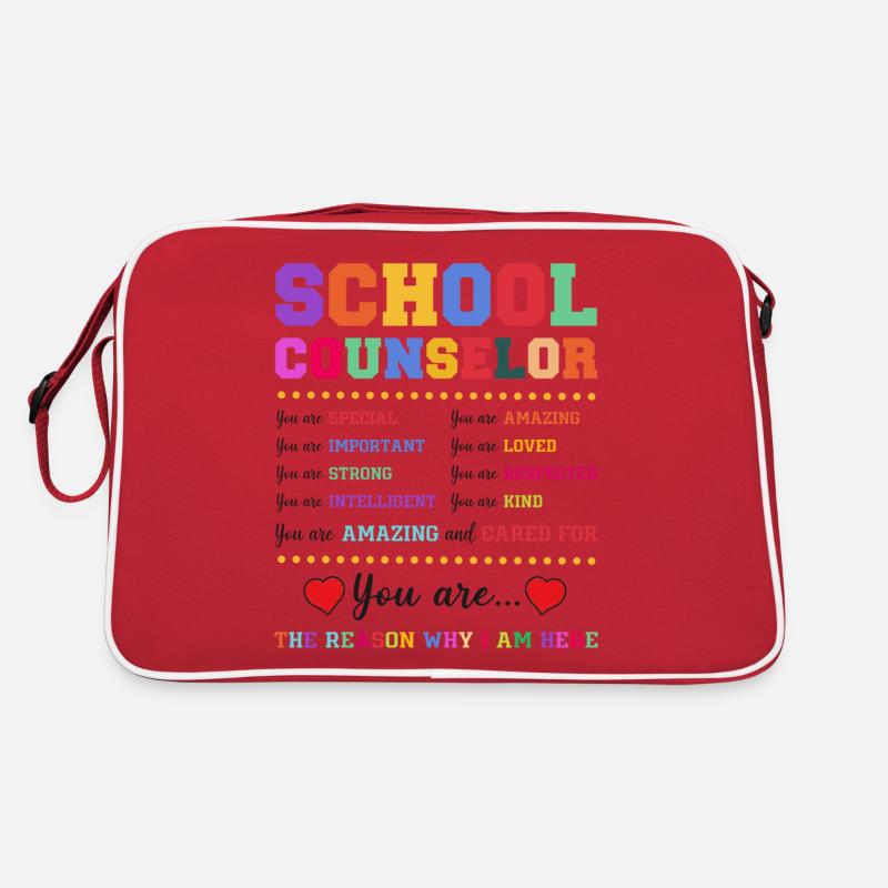 School Counselor School Counselor Retro Tasche