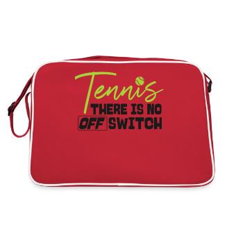 Drôle de joueur de tennis Raquette Tennis - Sac Retro - rouge/blanc - Dos