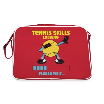 Drôle de joueur de tennis Raquette Tennis - Sac Retro - rouge/blanc - Dos
