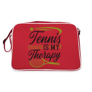 Drôle de joueur de tennis Raquette Tennis - Sac Retro - rouge/blanc - Dos