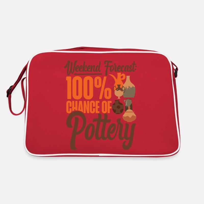 Pottery Ceramics Artist Weekend Retro Tasche