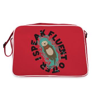 Loutre Je parle couramment Loutre - Sac Retro - rouge/blanc - Dos