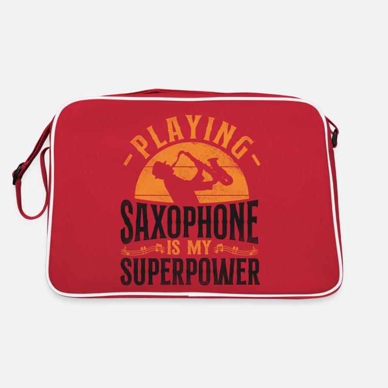 Saxophone Jouer du saxophone, c’est mon Sac Retro