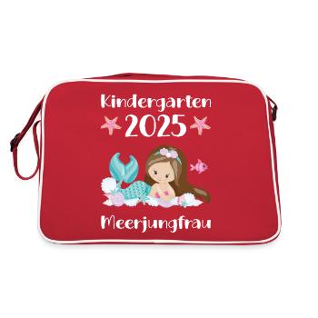 kiKindergarten 2025 Girls Gift Kita 2025 Dek - Retro Bag - red/white - Back