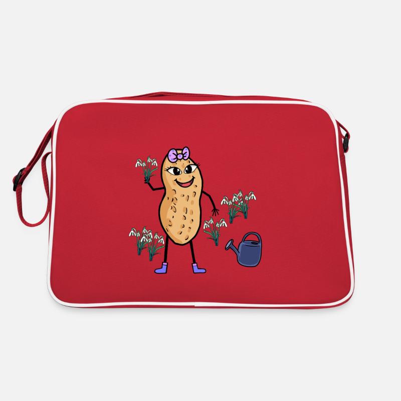 Peanut Season March Spring Snowdrops Retro Bag