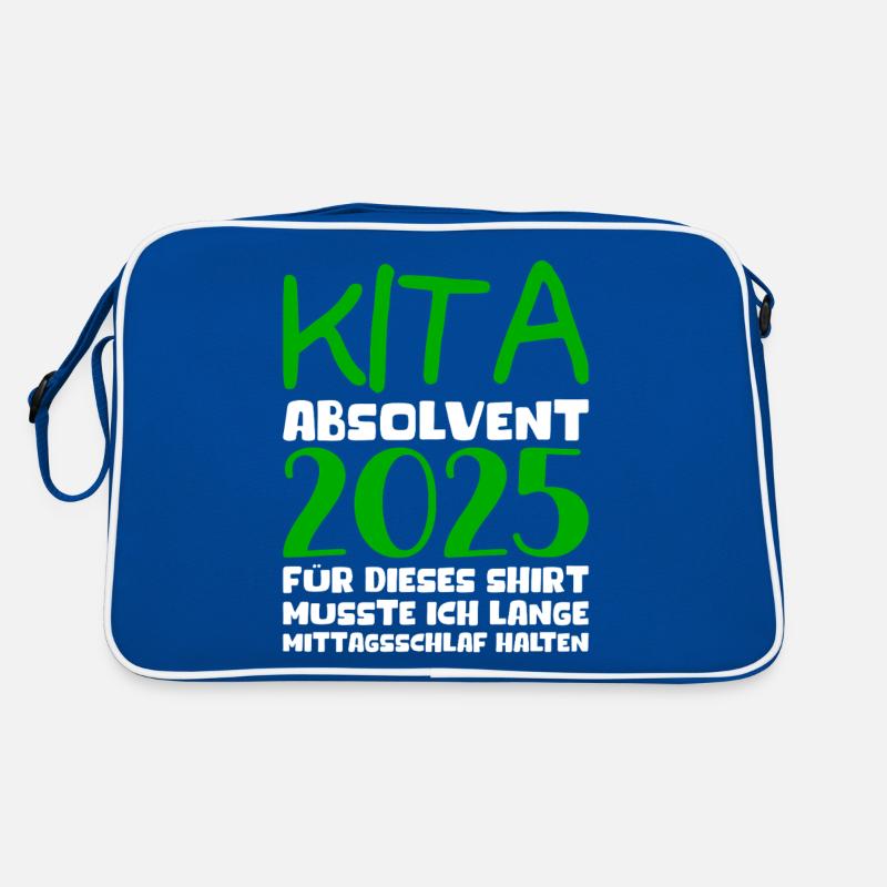 Abschied Kindergarten 2025 Geschenk Mädchen Jungen Retro Tasche
