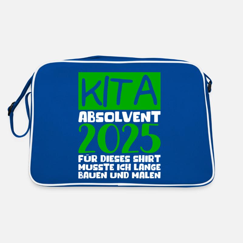 Abschied Kindergarten 2025 Geschenk Mädchen Jungen Retro Tasche