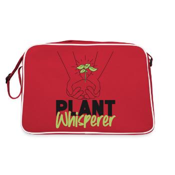 Plant Lover Gardening Plant - Retro Tasche - Rot/Weiß - Hinten
