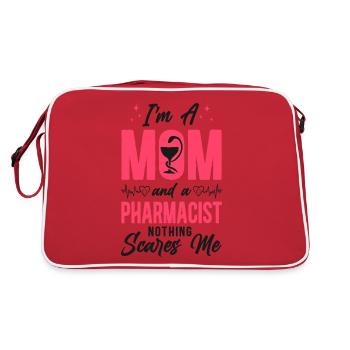 Technicien en pharmacie - Sac Retro - rouge/blanc - Dos