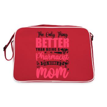 Technicien en pharmacie - Sac Retro - rouge/blanc - Dos