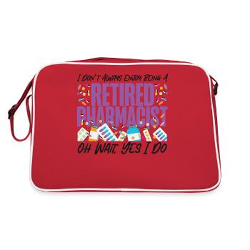 Technicien en pharmacie - Sac Retro - rouge/blanc - Dos