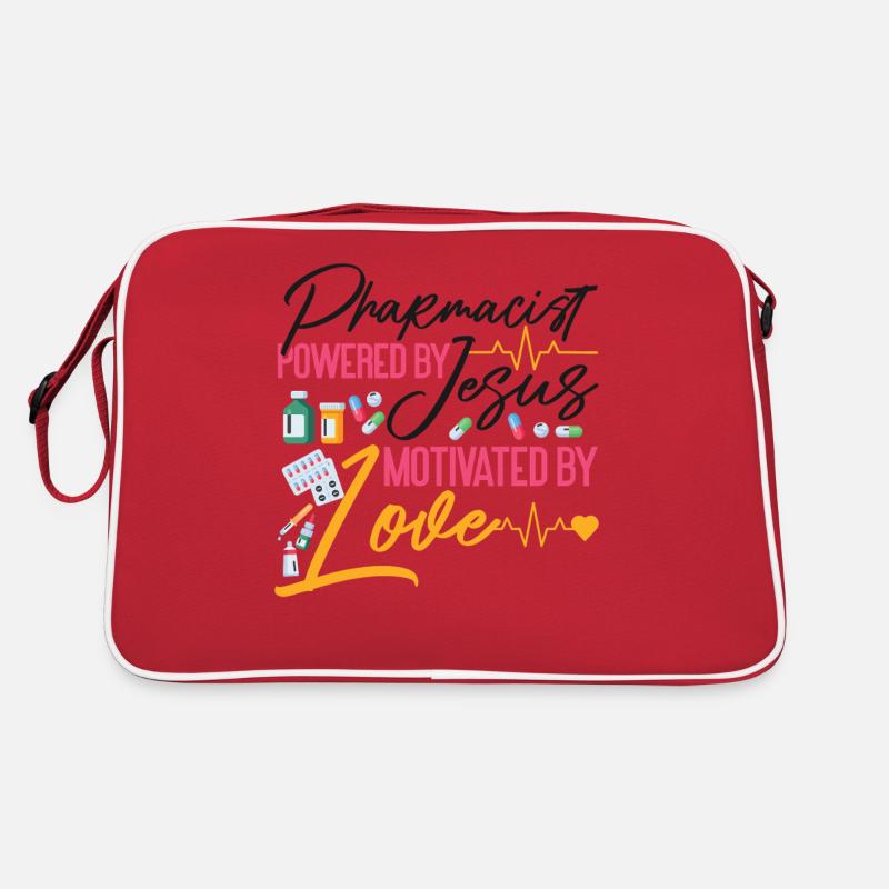 Pharmacy Tech Technician Retro Tasche