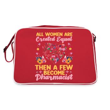 Technicien en pharmacie - Sac Retro - rouge/blanc - Dos