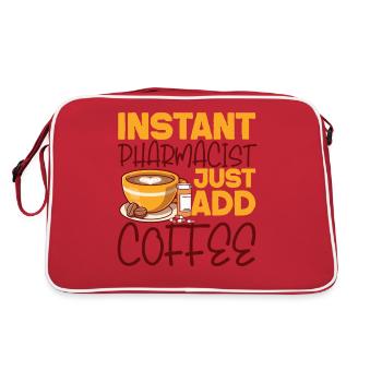 Pharmacy Tech Technician - Retro Tasche - Rot/Weiß - Hinten