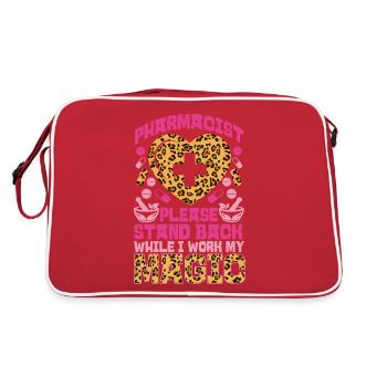 Technicien en pharmacie - Sac Retro - rouge/blanc - Dos