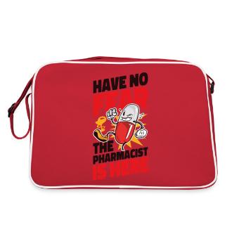 Pharmacy Tech Technician - Retro Bag - red/white - Back