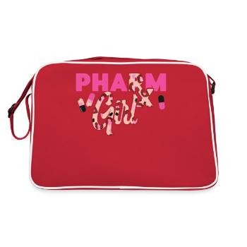 Pharmacy Tech Technician - Retro Bag - red/white - Back