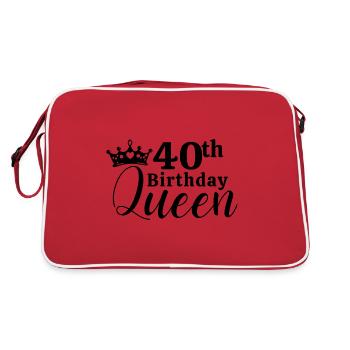 40e anniversaire - Sac Retro - rouge/blanc - Dos