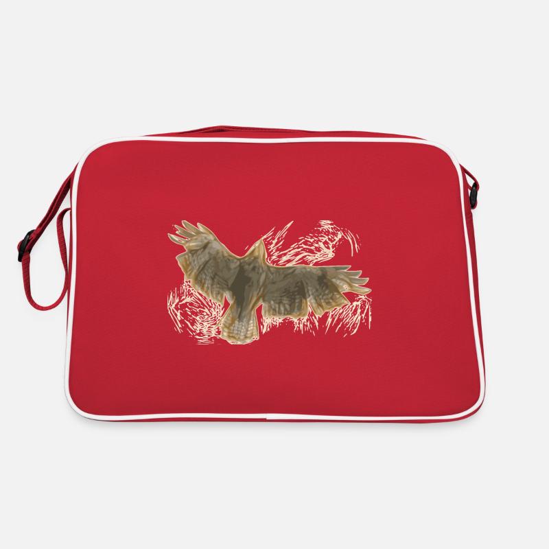 Raubvogel Retro Tasche