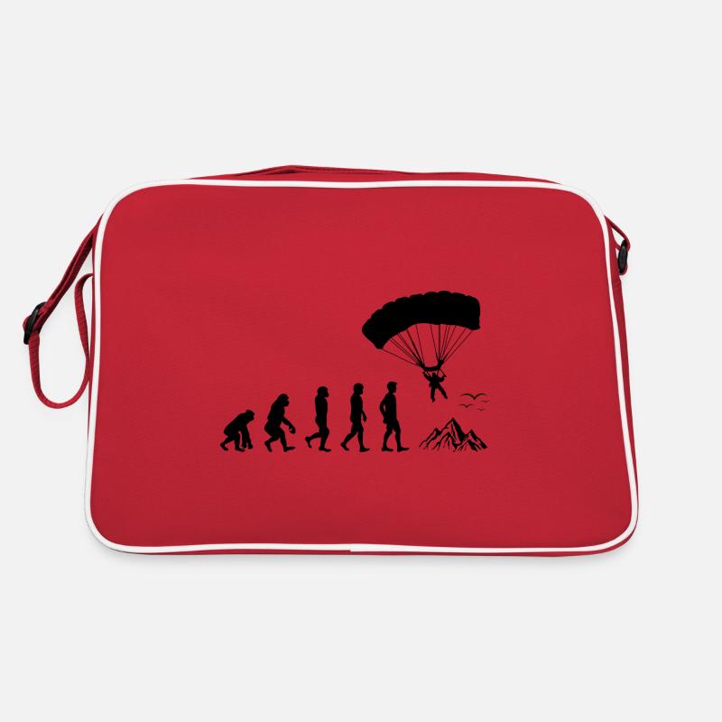 Parachute Parachute Parachute Parachutisme Évolution Sac Retro