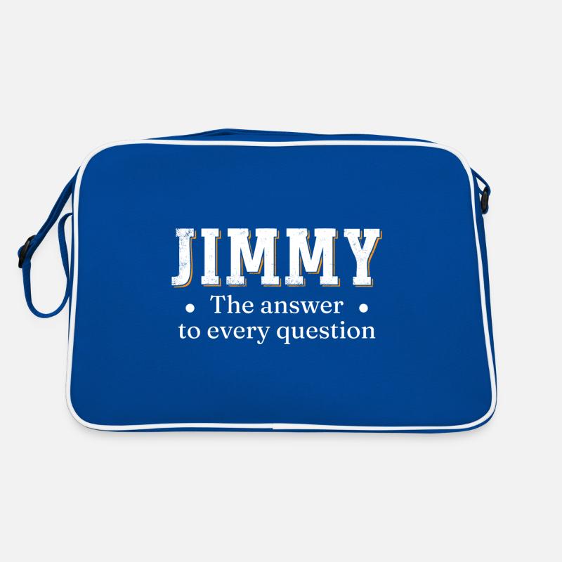 Lustiger Jimmy Jim Name Retro Tasche