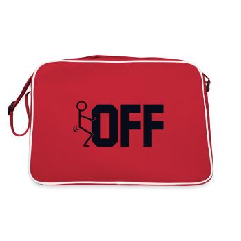 Va te faire foutre - Sac Retro - rouge/blanc - Dos
