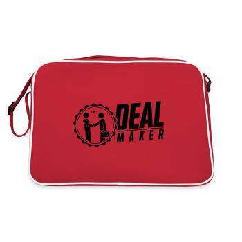 deal maker business manager chief sales - Retro Bag - red/white - Back