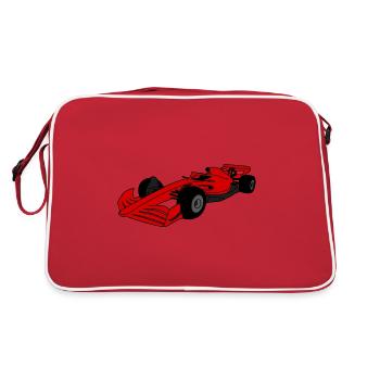 Formula Car Red - Retro Bag - red/white - Back