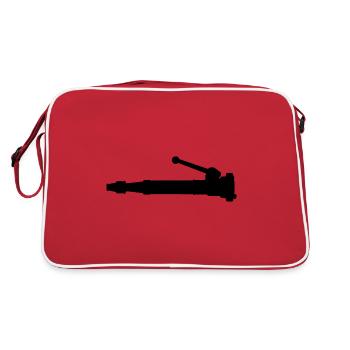 Pompiers Jet d’eau à haute pression Tube de jet - Sac Retro - rouge/blanc - Dos