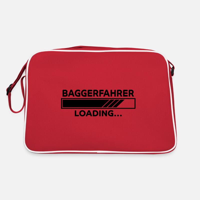 Baggerfahrer Spruch Lustiges Baggerfahrer Geschenk Retro Tasche