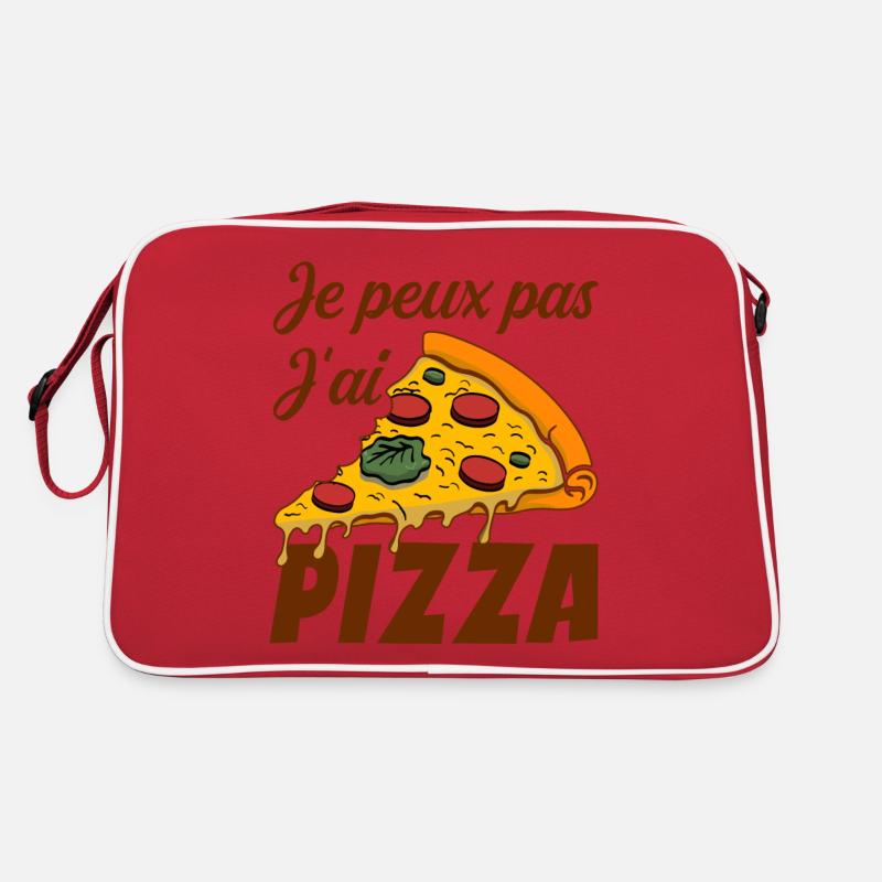Je Peux Pas J'ai Pizza Sac Retro