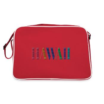 Hawaii Summer Vacation Gift Hommes Femmes Enfants - Sac Retro - rouge/blanc - Dos