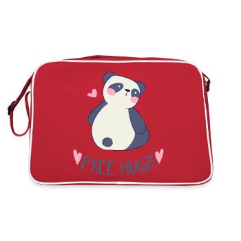 Fille cadeau cadeau bébé anniversaire anniversaire - Sac Retro - rouge/blanc - Dos