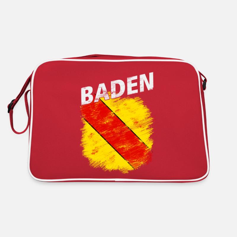 Baden - Retro Tasche - Rot/Weiß