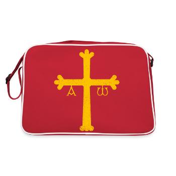 Croix des Asturies - Sac Retro - rouge/blanc - Dos
