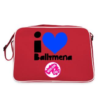 Ballymena - Retro Bag - red/white - Back