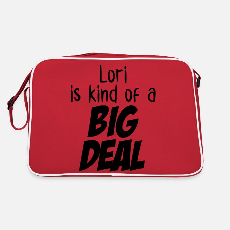 Lori ist eine große Sache Retro Tasche