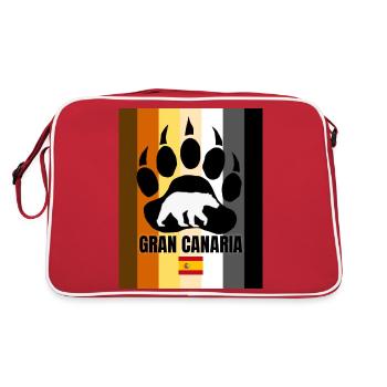 gay bear - Retro Bag - red/white - Back