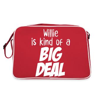Willie is Kind of a Big Deal - Retro Bag - red/white - Back