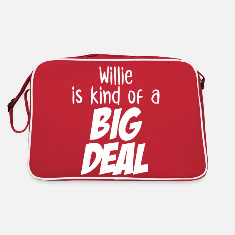Willie ist irgendwie eine große Sache Retro Tasche
