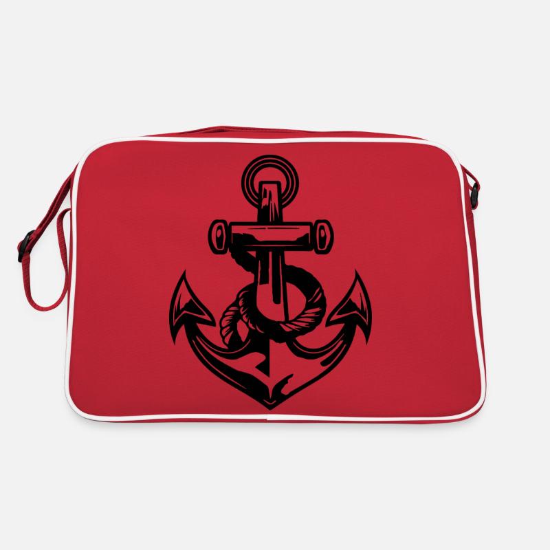 Anker Boot Schiff Nautik Retro Tasche
